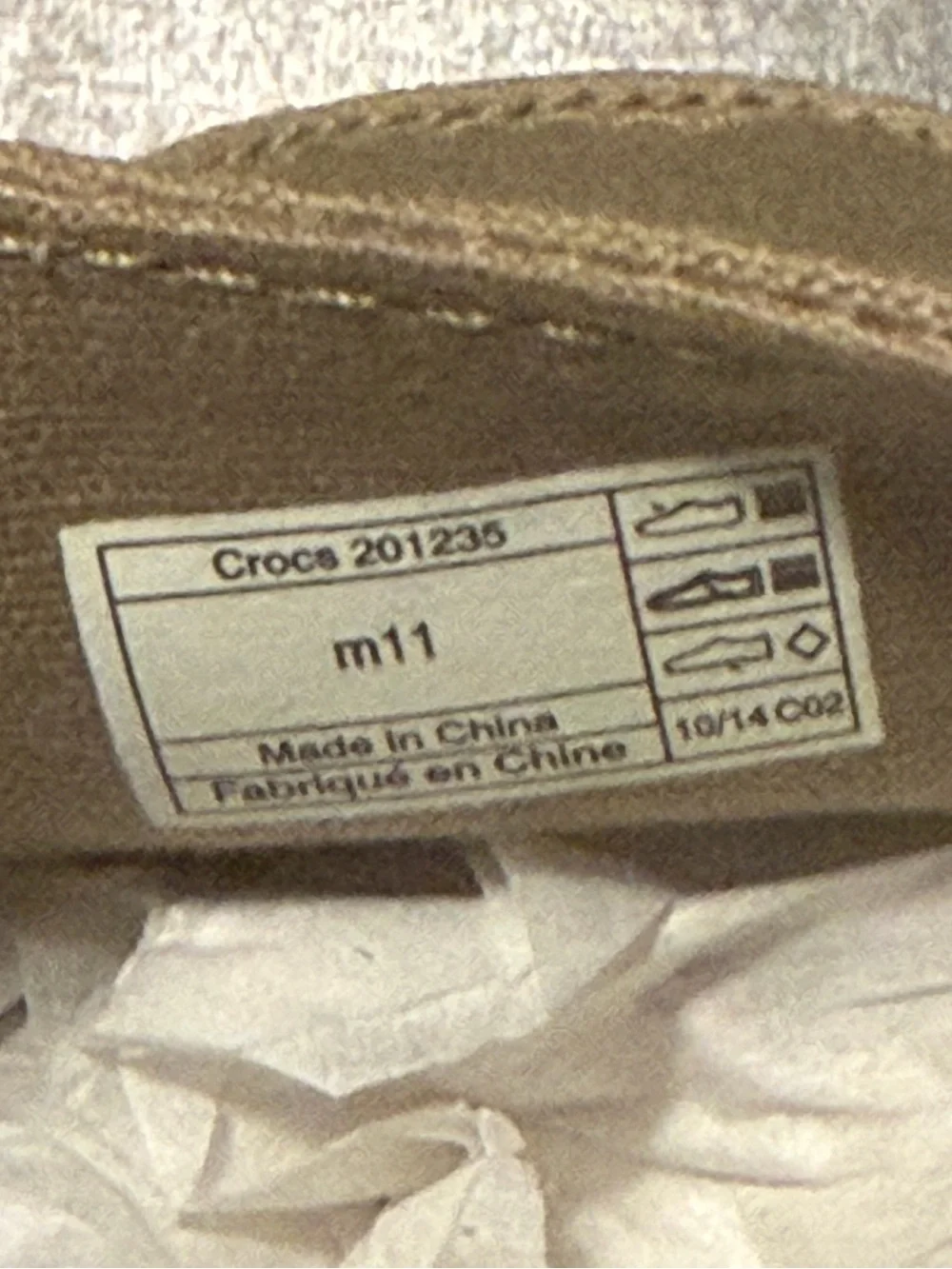 Crocs Men’s Canvas Slip On Shoes - NWT!